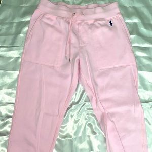 Polo pink sweatsuit pants